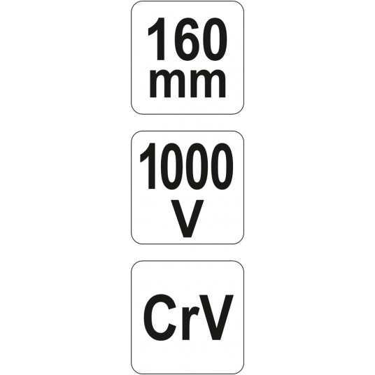 SZCZYPCE TNĄCE BOCZNE 160MM VDE -zdjęcie numer 5