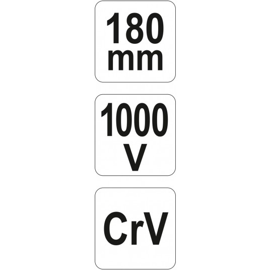 SZCZYPCE TNĄCE BOCZNE 180MM VDE -zdjęcie numer 5