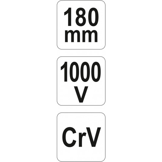 SZCZYPCE UNIWERSALNE 180MM VDE -zdjęcie numer 5