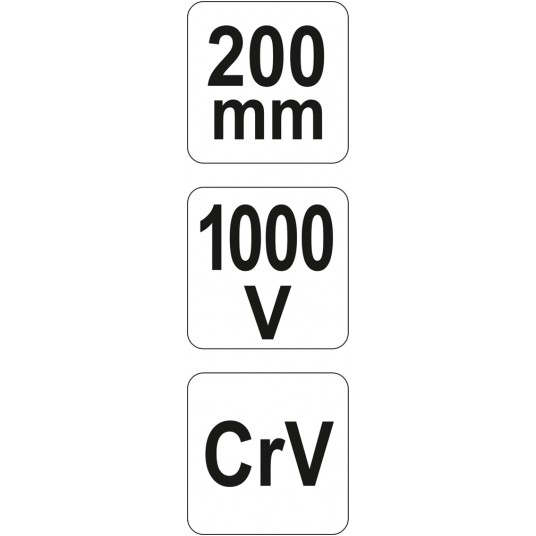 SZCZYPCE UNIWERSALNE 200MM VDE -zdjęcie numer 5