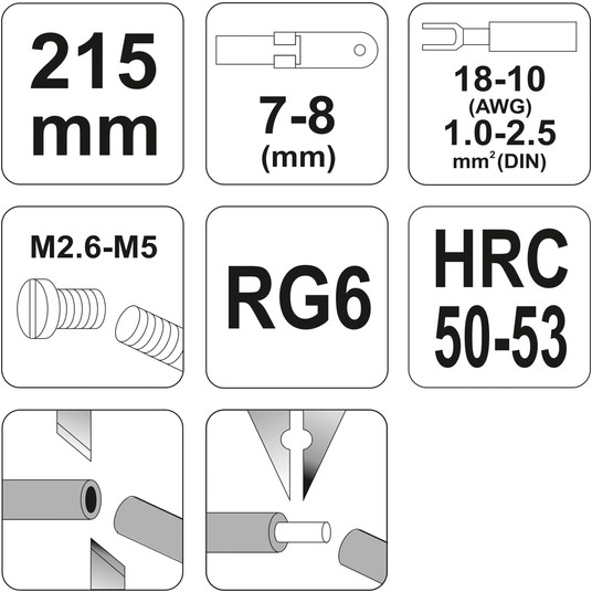 SZCZYPCE WIELOFUNKCYJNE 6W1 215MM -zdjęcie numer 3