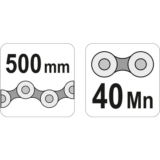 SZCZYPCE ZACISKOWE Z ŁAŃCUCHEM 250MM -zdjęcie numer 3