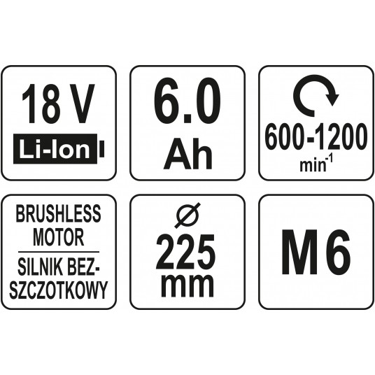 SZLIFIERKA DO GIPSU 18V 215MM - 4AH -zdjęcie numer 9