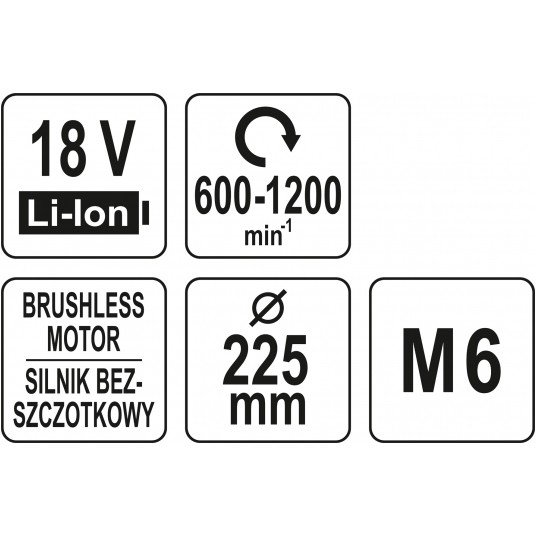 SZLIFIERKA DO GIPSU 18V 215MM - BODY -zdjęcie numer 9