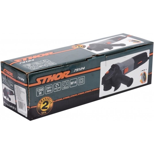 SZLIFIERKA KĄTOWA 1200W Z REG. PRĘDKOŚCI -zdjęcie numer 3