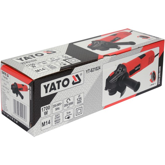 SZLIFIERKA KĄTOWA 125MM 1700W (REG.OBR.) -zdjęcie numer 4