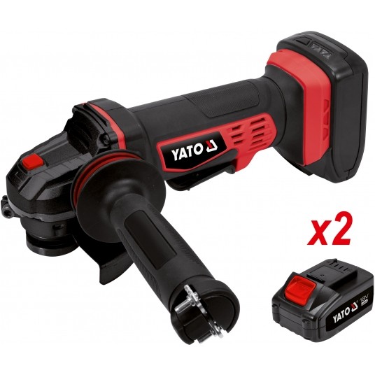 SZLIFIERKA KĄTOWA 18V - 2X 3AH -zdjęcie numer 4
