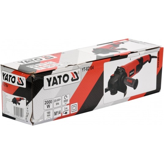 SZLIFIERKA KĄTOWA 2000W 180MM REG.UCHWYT -zdjęcie numer 3