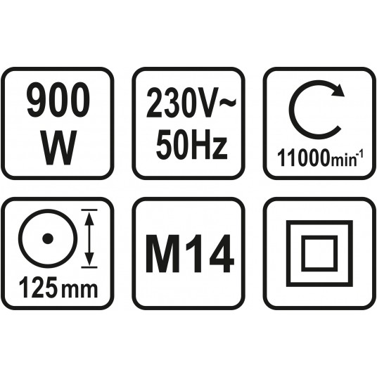 SZLIFIERKA KATOWA 900W 125MM -zdjęcie numer 4
