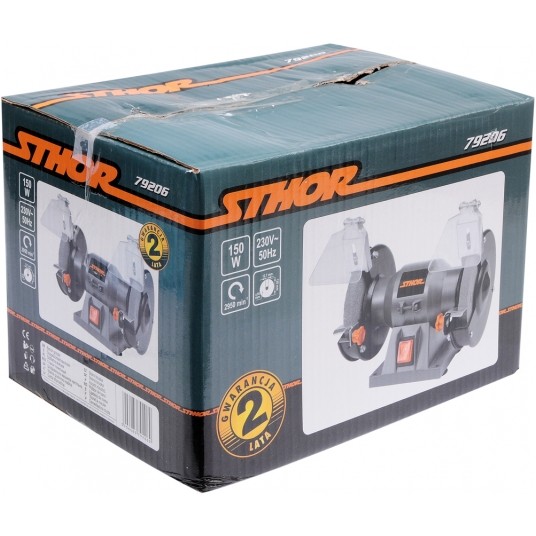 SZLIFIERKA STOŁOWA 150MM 150W STHOR -zdjęcie numer 4