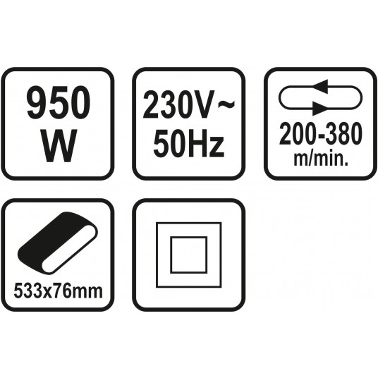 SZLIFIERKA TAŚMOWA 950W -zdjęcie numer 4