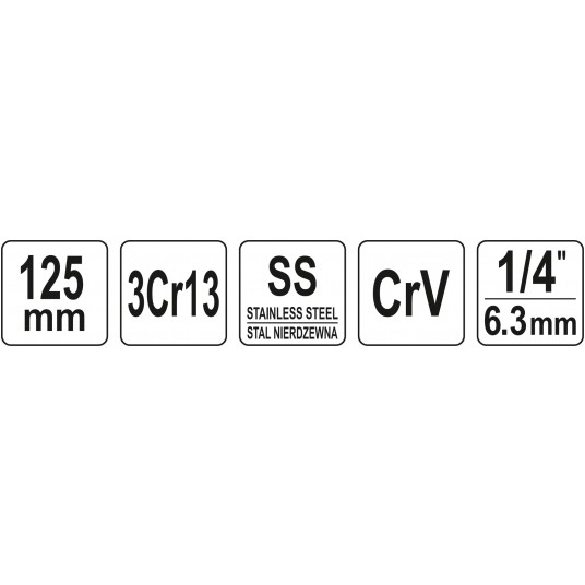 SZPACHELKA NIERDZEWNA SZLIFOWANA 125 MM -zdjęcie numer 4
