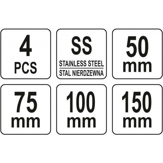 SZPACHELKI NIERDZEWNE "JAPONKI", 4 SZT. -zdjęcie numer 4