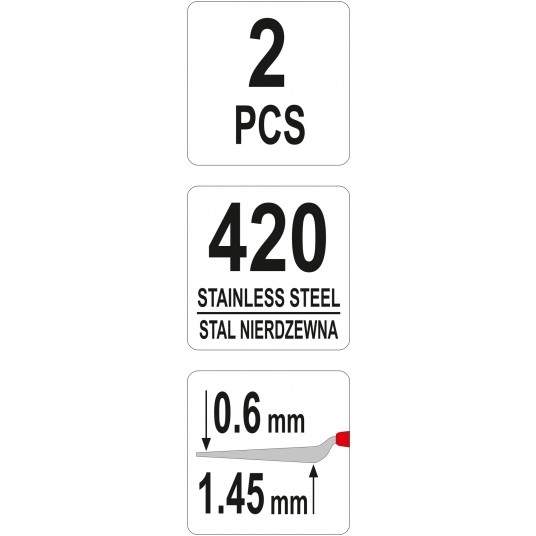 SZPACHELKI SZTUKATORSKIE, 2 SZT. -zdjęcie numer 4