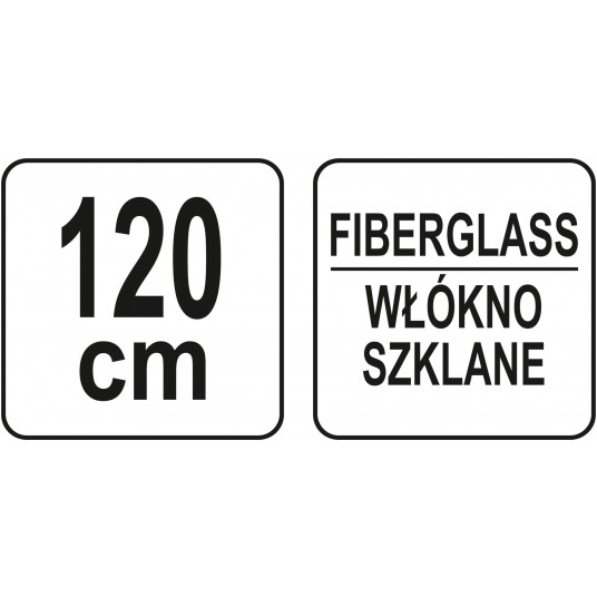 SZPADEL OSTRY 120CM WŁÓKNO SZKLANE -zdjęcie numer 2