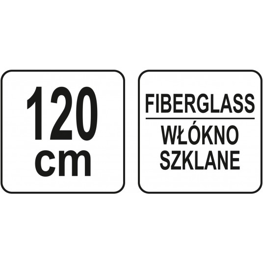 SZPADEL PROSTY 120CM WŁÓKNO SZKLANE -zdjęcie numer 2