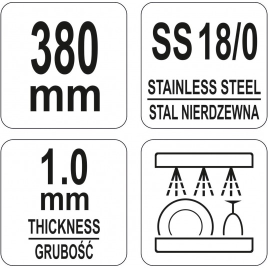 SZPATUŁA KĄTOWA WĄSKA 255/ 385MM -zdjęcie numer 3