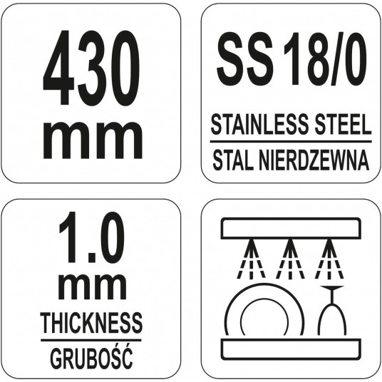 SZPATUŁA KĄTOWA WĄSKA 300/ 430MM -zdjęcie numer 3