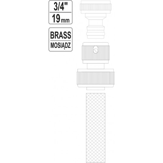SZYBKOZŁĄCZE STANDARD MOSIĄDZ 3/4" -zdjęcie numer 3
