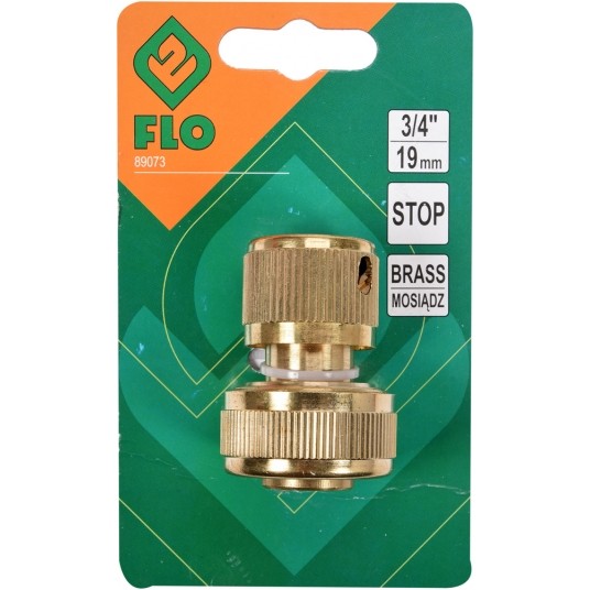SZYBKOZŁĄCZE STOP MOSIĄDZ 3/4" -zdjęcie numer 2