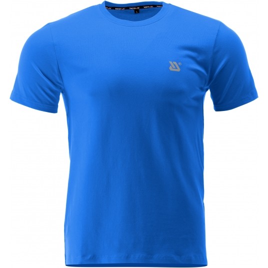 T-SHIRT TALL NIEBIESKI Z ELAST. R. S -zdjęcie numer 1