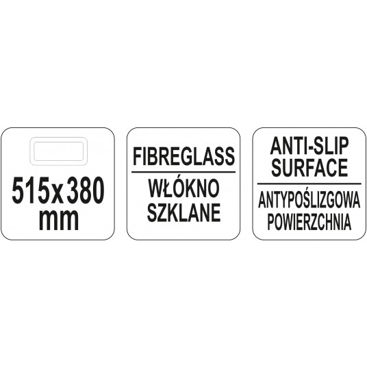 TACA KELNERSKA PROSTOKĄTNA 515x380 -zdjęcie numer 3