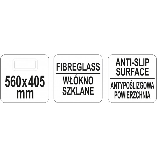 TACA KELNERSKA PROSTOKĄTNA 560x405 -zdjęcie numer 3