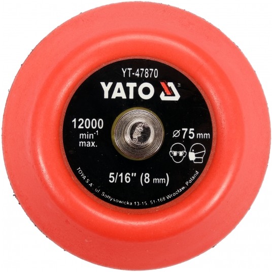 TALERZ POLERSKI 75MM Z RZEPEM, 5/16 -zdjęcie numer 2