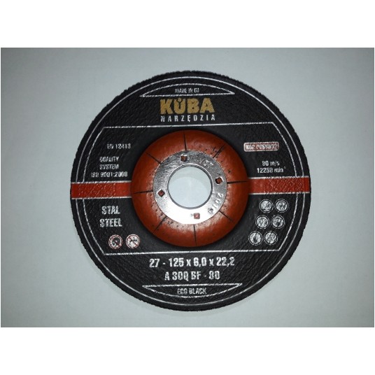 TARCZA 27 125X6X22,22 95A30QBF-8 ECO BLACK PERFECT -zdjęcie numer 1