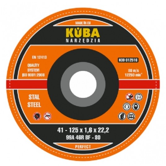 TARCZA 41 125X1,6X22,2 99A46RBF-80 BLACK PERFECT -zdjęcie numer 1