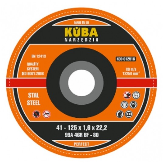 TARCZA 41 125X1,6X22,2 99A46RBF-80 BLACK PERFECT -zdjęcie numer 2