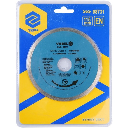 TARCZA DIAMENTOWA 115MM /PEŁNA/ -zdjęcie numer 1