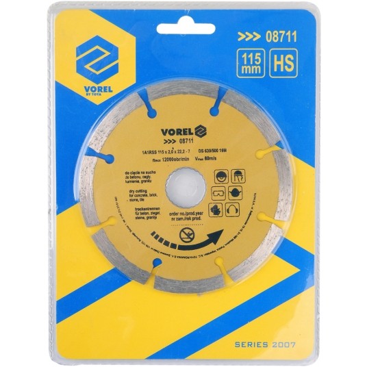 TARCZA DIAMENTOWA 115MM SEGMENTOWA -zdjęcie numer 2