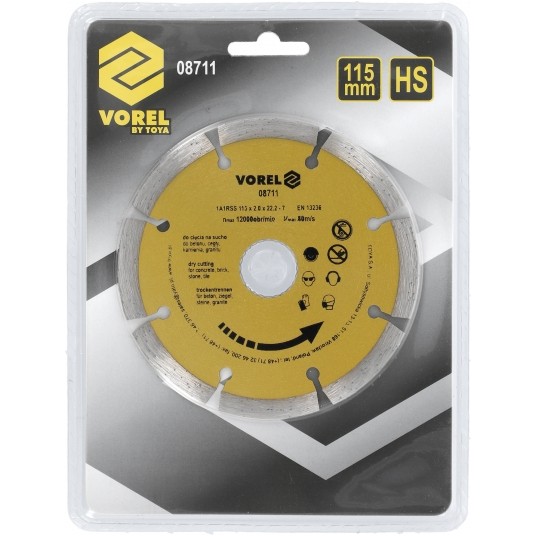 TARCZA DIAMENTOWA 115MM SEGMENTOWA -zdjęcie numer 1