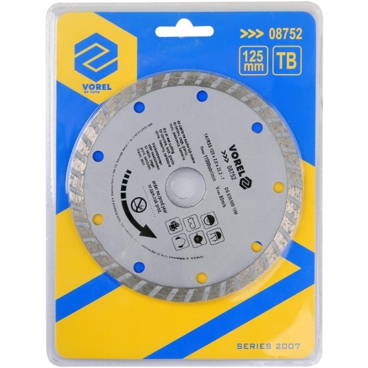 TARCZA DIAMENTOWA 125MM /TURBO/ -zdjęcie numer 1