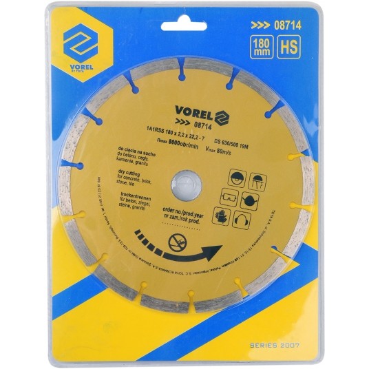 TARCZA DIAMENTOWA 180MM SEGMENTOWA -zdjęcie numer 2