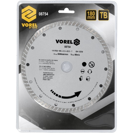 TARCZA DIAMENTOWA 180MM /TURBO/ -zdjęcie numer 3