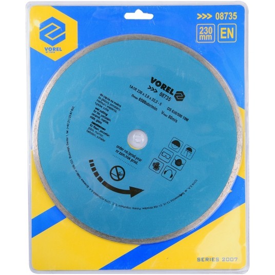 TARCZA DIAMENTOWA 230MM /PEŁNA/ -zdjęcie numer 2