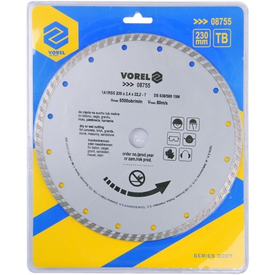 TARCZA DIAMENTOWA 230MM /TURBO/ -zdjęcie numer 2