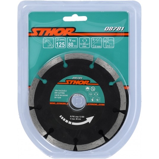 TARCZA DIAMENTOWA "SEGMENT" - HS 125MM -zdjęcie numer 3