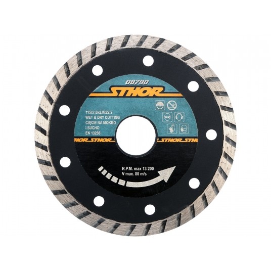 TARCZA DIAMENTOWA "TURBO" - 115MM -zdjęcie numer 1