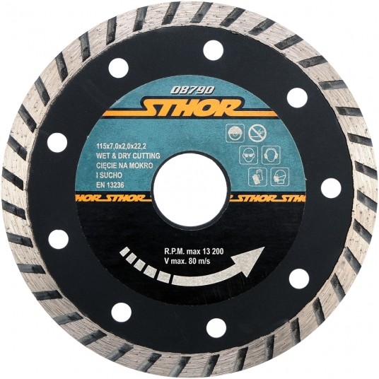 TARCZA DIAMENTOWA "TURBO" - 115MM -zdjęcie numer 1