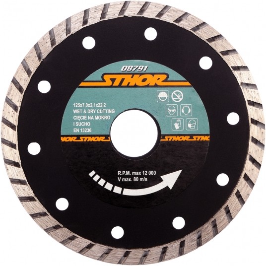 TARCZA DIAMENTOWA "TURBO" - 125MM -zdjęcie numer 1