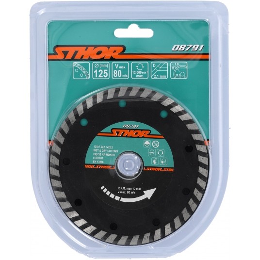 TARCZA DIAMENTOWA "TURBO" - 125MM -zdjęcie numer 3