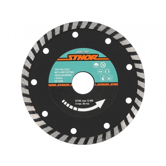TARCZA DIAMENTOWA "TURBO" - 125MM -zdjęcie numer 1
