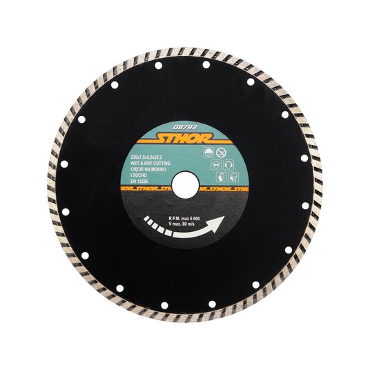 TARCZA DIAMENTOWA "TURBO" - 230MM -zdjęcie numer 1