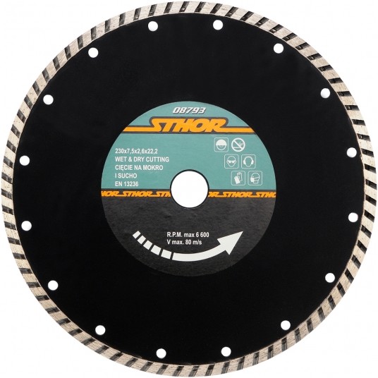TARCZA DIAMENTOWA "TURBO" - 230MM -zdjęcie numer 1