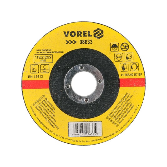 TARCZA DO CIĘCIA METALU 115X2,5X22 -zdjęcie numer 1
