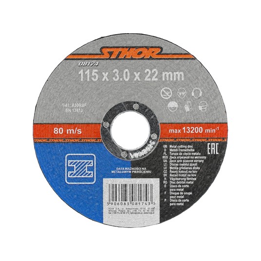 TARCZA DO CIĘCIA METALU 115X3,0X22 -zdjęcie numer 1