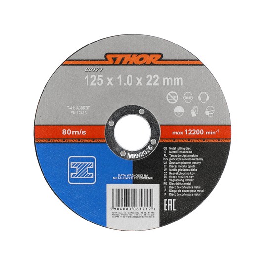 TARCZA DO CIĘCIA METALU 125X1X22 -zdjęcie numer 1